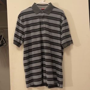 MENS TOMMY HILFIGER STRIPED POLO